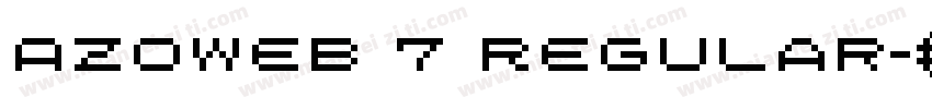 AzoWeb 7 Regular字体转换